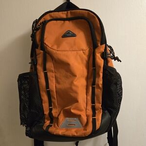 Highland Outdoor Orange and Black Multipurpose Backpack